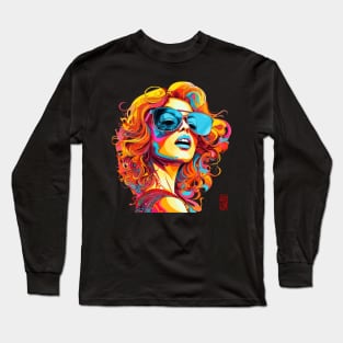 Colorful woman Long Sleeve T-Shirt